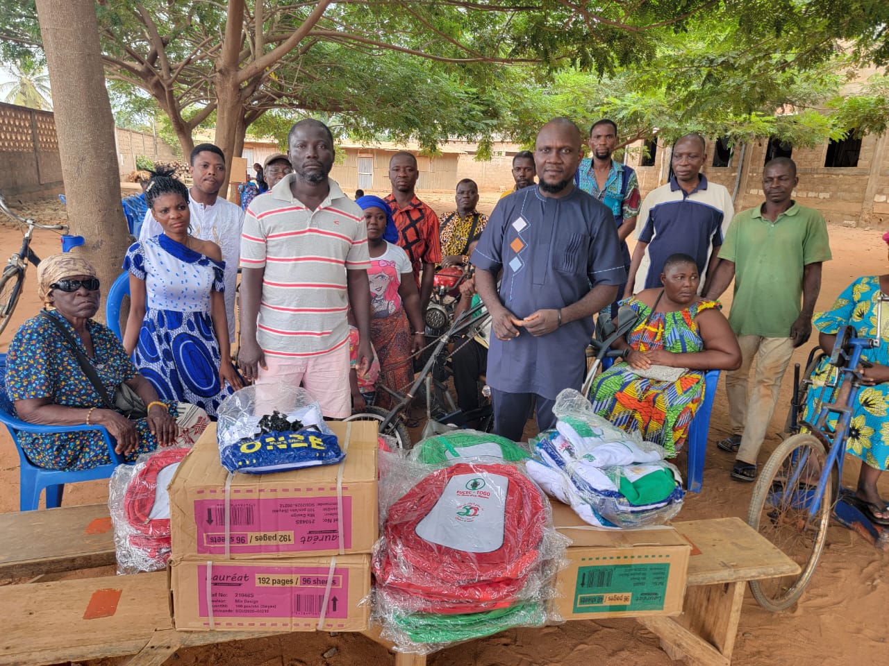 FUCEC-TOGO aux côtés des enfants de l'Association des Personnes en Situation de Handicap de Djagblé 